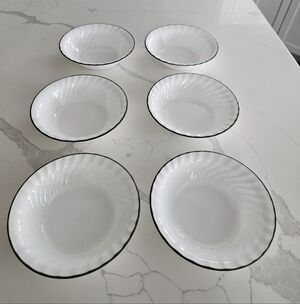 Set Of 9 Corning Corelle Callaway Ivey Salad Plates Like New